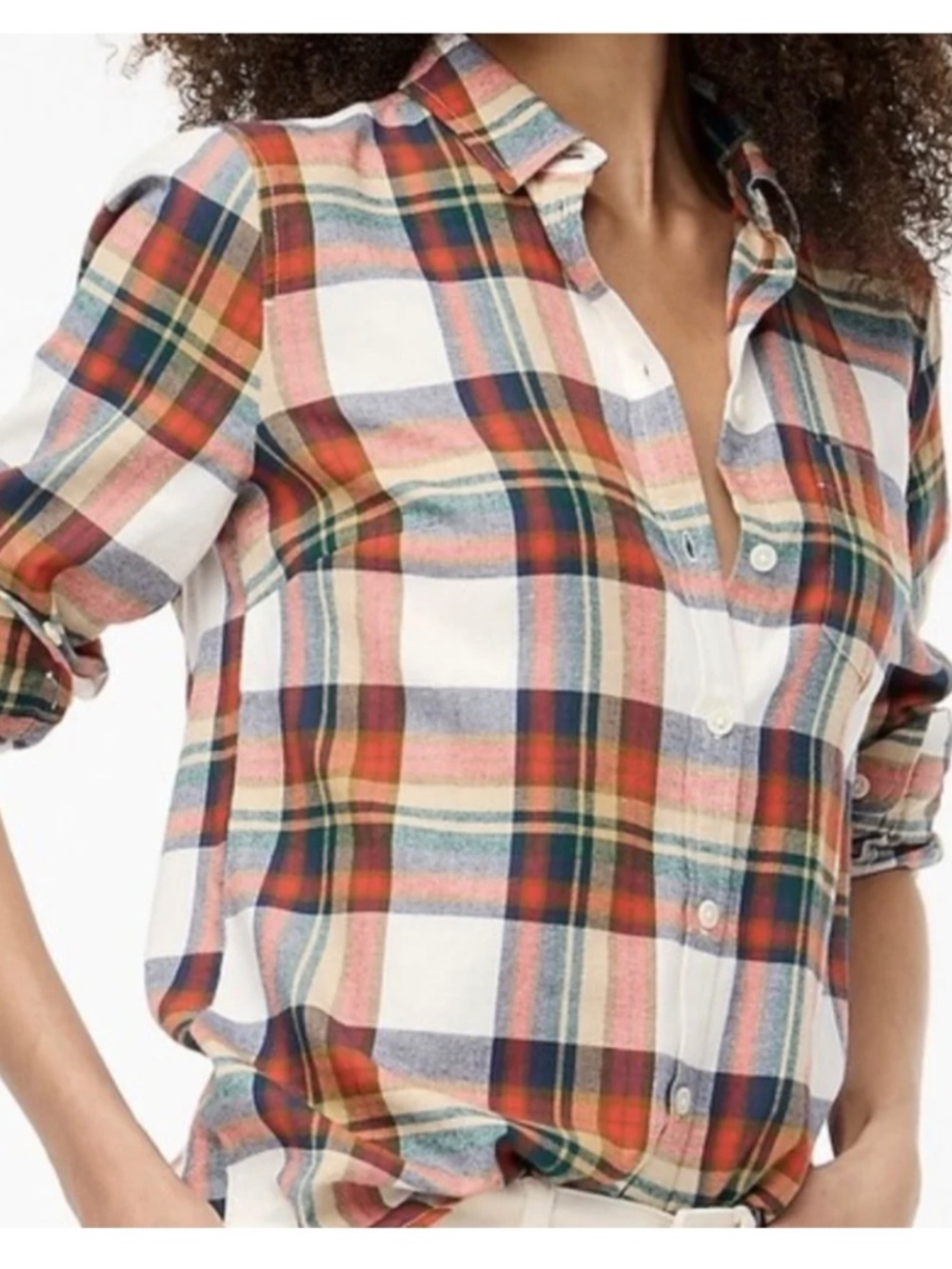 J. Crew  Plaid Button-Down Shirt